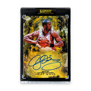 HEAT WAVE - ALONZO MOURNING X TYSON BECK - GOLD - AUTOGRAPH - ONE OF ONE