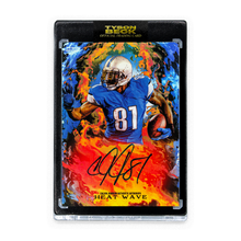 Load image into Gallery viewer, HEAT WAVE - CALVIN JOHNSON X TYSON BECK - RAINBOW FOIL - AUTOGRAPH - LIMITED TO 15
