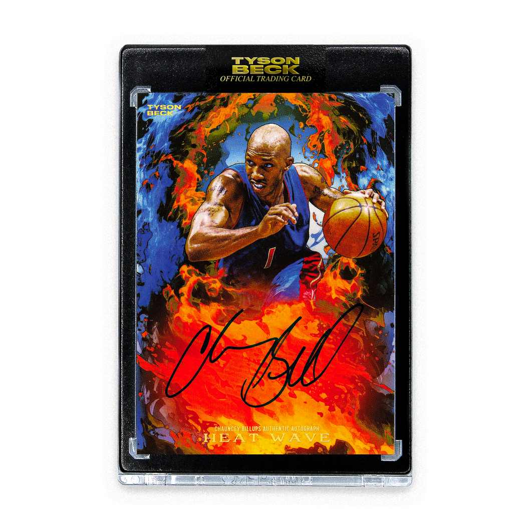 HEAT WAVE - CHAUNCEY BILLUPS X TYSON BECK - AUTOGRAPH - LIMITED TO 25