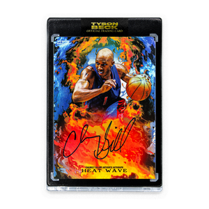 HEAT WAVE - CHAUNCEY BILLUPS X TYSON BECK - RAINBOW FOIL - AUTOGRAPH - LIMITED TO 15