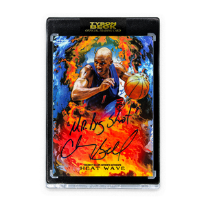 HEAT WAVE - CHAUNCEY BILLUPS X TYSON BECK - RAINBOW FOIL - INSCRIPTION + AUTOGRAPH - LIMITED TO 3