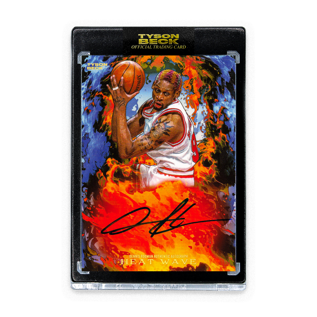 HEAT WAVE - DENNIS RODMAN X TYSON BECK - AUTOGRAPH - LIMITED TO 29