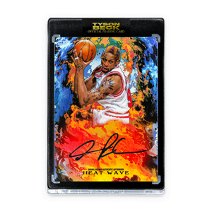 HEAT WAVE - DENNIS RODMAN X TYSON BECK - RAINBOW FOIL - AUTOGRAPH - LIMITED TO 15