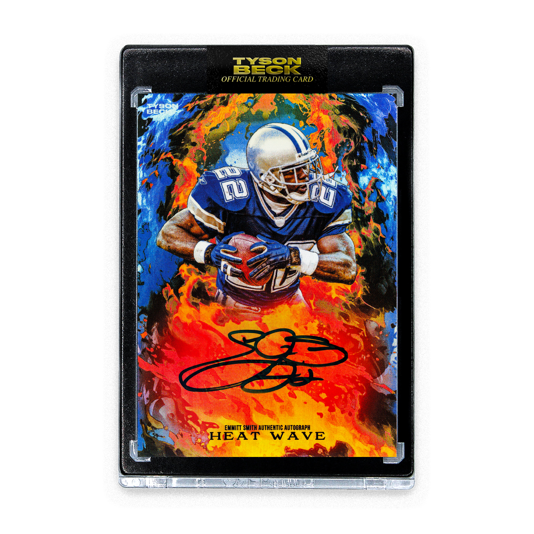 HEAT WAVE - EMMITT SMITH X TYSON BECK - RAINBOW FOIL - AUTOGRAPH - LIMITED TO 10