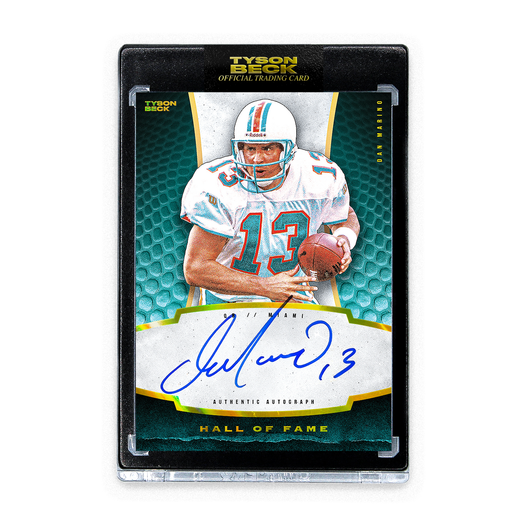 FOOTBALL HALL OF FAME - DAN MARINO - AUTOGRAPH - LIMITED TO 25