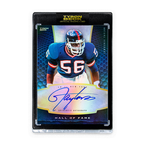 FOOTBALL HALL OF FAME - LAWRENCE TAYLOR - RAINBOW FOIL - AUTOGRAPH - LIMITED TO 10