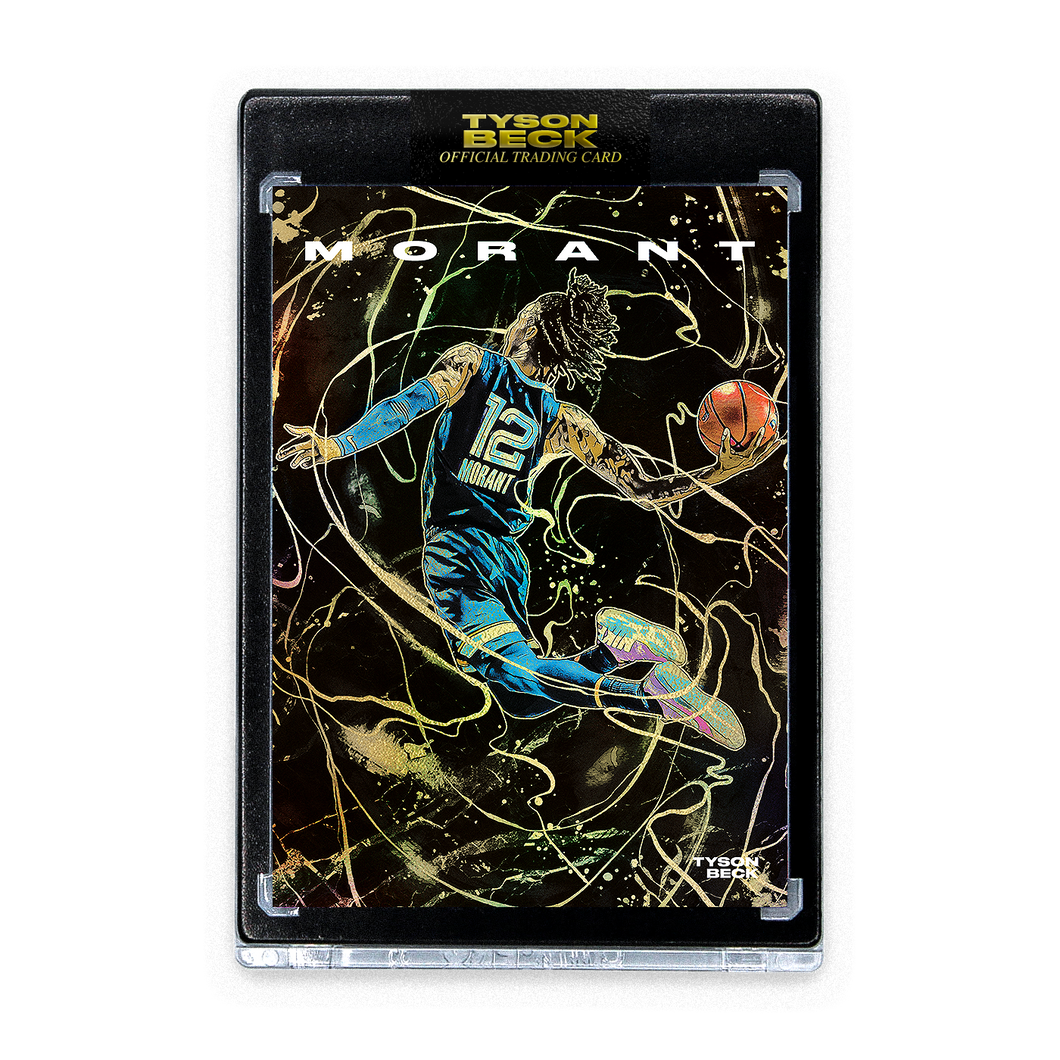 JA MORANT X TYSON BECK - COMIC - GOLD MARBLE FOIL - LIMITED TO 10
