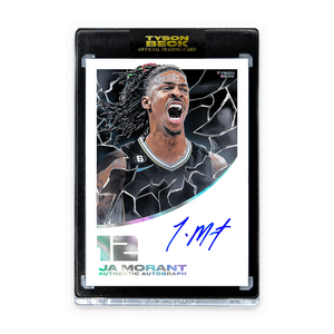 JA MORANT X TYSON BECK - GAME BREAKER - SILVER LASER - AUTOGRAPH - LIMITED TO 20