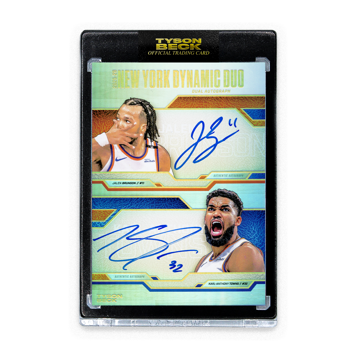 JALEN BRUNSON X KARL-ANTHONY TOWNS - DUAL AUTOS – Tyson Beck