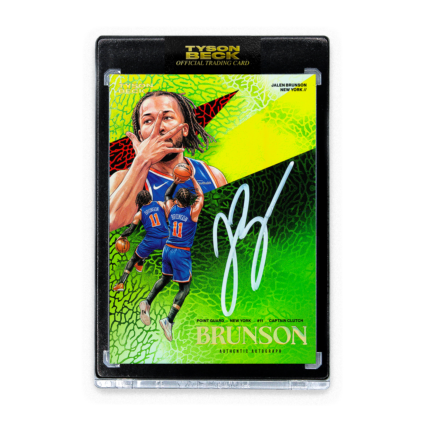 JALEN BRUNSON X TYSON BECK - TRIPLE THREAT - GRINCH FOIL