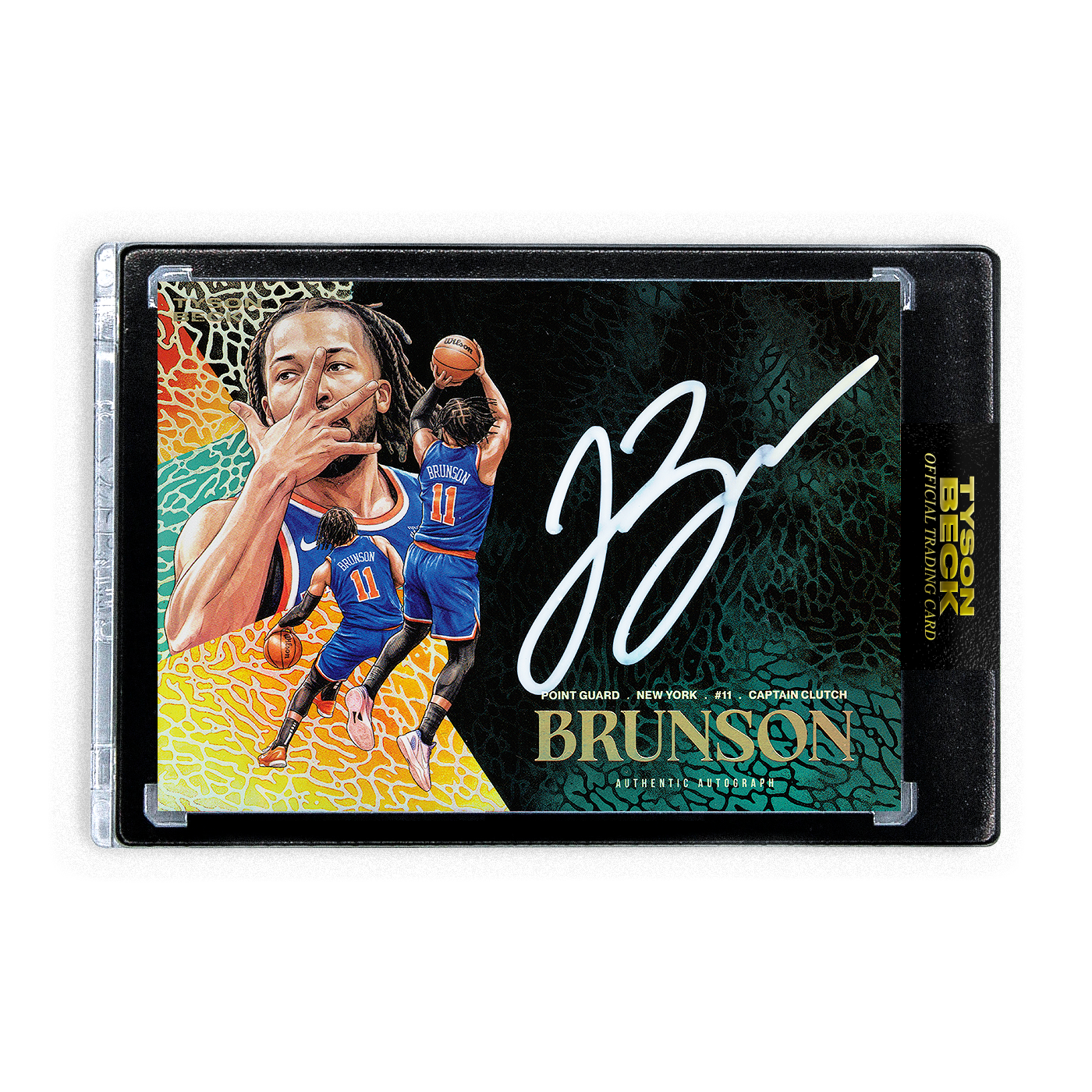 JALEN BRUNSON X TYSON BECK - TRIPLE THREAT - LIBERTY FOIL 