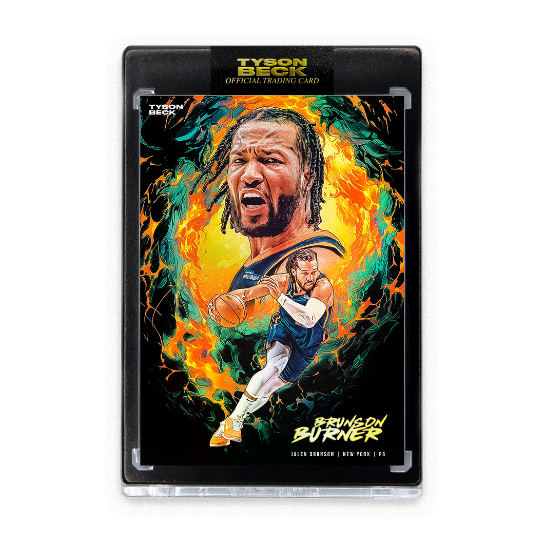 JALEN BRUNSON X TYSON BECK - BRUNSON BURNER - LIBERTY FOIL - LIMITED TO 10