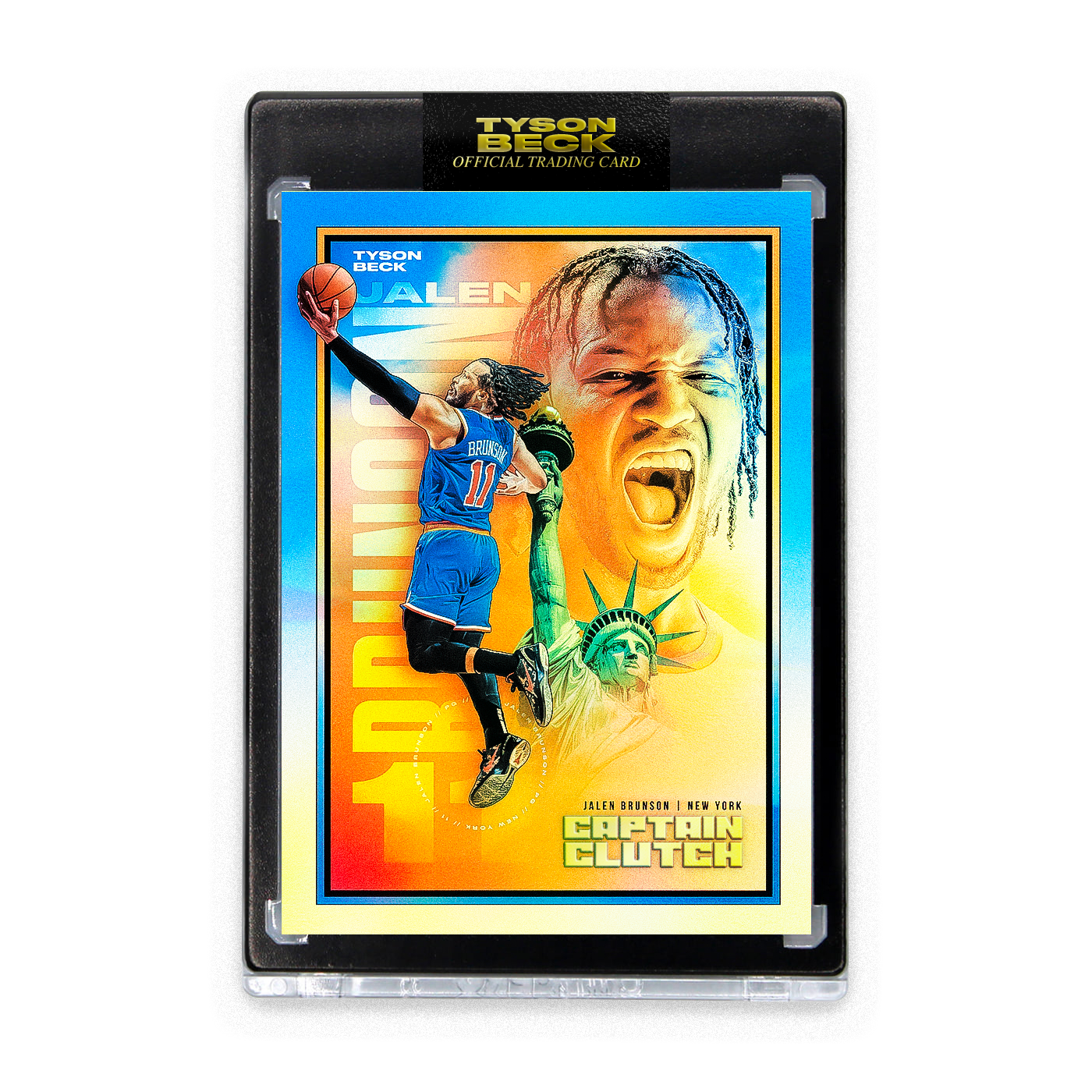 JALEN BRUNSON X TYSON BECK - CAPTAIN CLUTCH - RAINBOW FOIL