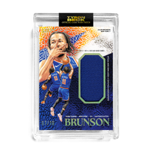 Load image into Gallery viewer, JALEN BRUNSON X TYSON BECK - GAME WORN PATCH CARD - *RANDOMIZED TIER* LOOK FOR 1/1 SWOOSH PATCH AUTO
