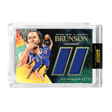 Load image into Gallery viewer, JALEN BRUNSON X TYSON BECK - GAME WORN PATCH CARD - *RANDOMIZED TIER* LOOK FOR 1/1 SWOOSH PATCH AUTO
