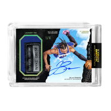 Load image into Gallery viewer, JALEN BRUNSON X TYSON BECK - GAME WORN PATCH AUTO - LAUNDRY TAG - LIMITED TO 4
