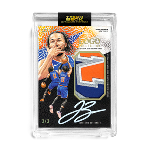 JALEN BRUNSON X TYSON BECK - GAME WORN PATCH AUTO - TIER 1