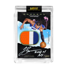 Load image into Gallery viewer, JALEN BRUNSON X TYSON BECK - GAME WORN PATCH AUTO - TIER 2 *RANDOMIZED CARD*
