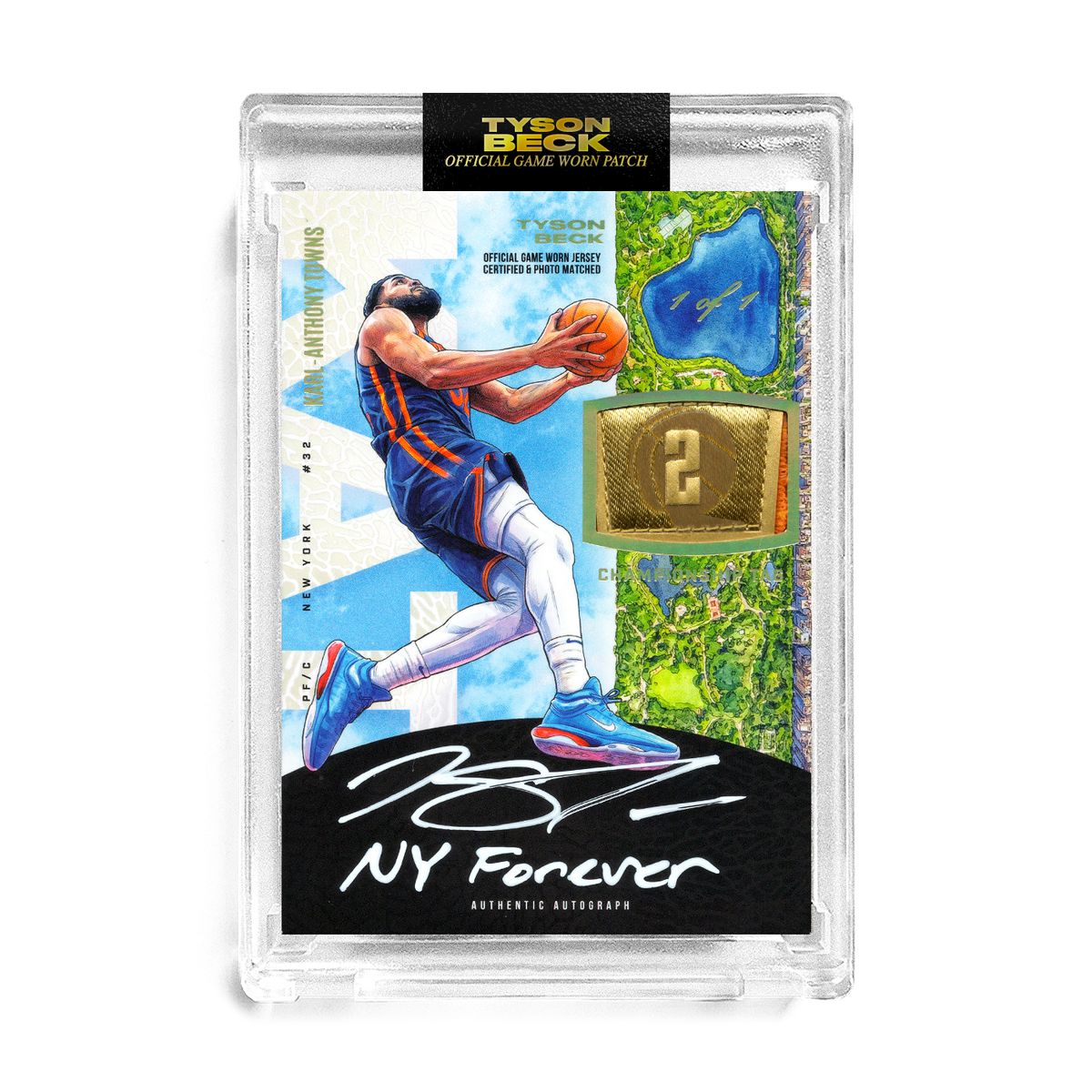 KARL-ANTHONY TOWNS X TYSON BECK - GAME WORN PATCH AUTO - TRIM PATCHES ...