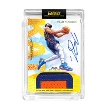 Load image into Gallery viewer, KARL-ANTHONY TOWNS X TYSON BECK - GAME WORN PATCH AUTO - TEAM NUMBERS *RANDOMIZED TIER*
