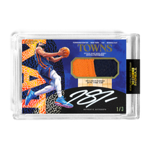 Load image into Gallery viewer, KARL-ANTHONY TOWNS X TYSON BECK - GAME WORN PATCH AUTO - TRIM PATCHES - *RANDOMIZED CARD*
