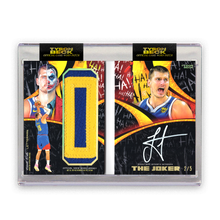 Load image into Gallery viewer, NIKOLA JOKIĆ X TYSON BECK - GAME WORN PATCH AUTO - LETTERMAN BOOKLET - LIMITED TO 5

