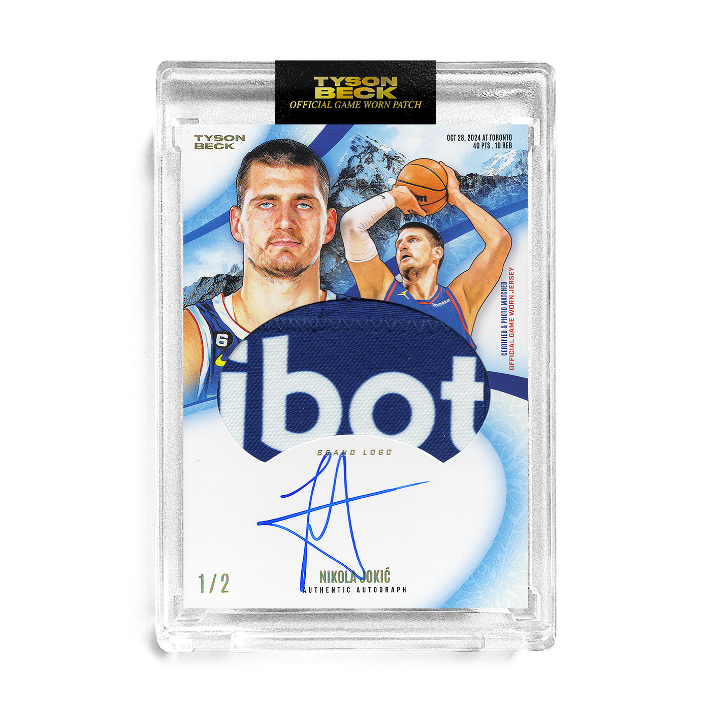 NIKOLA JOKIC X TYSON BECK - PATCH AUTOS - RARE – Tyson Beck