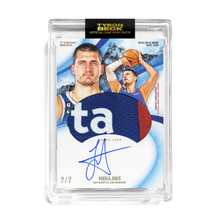 Load image into Gallery viewer, NIKOLA JOKIĆ X TYSON BECK - GAME WORN PATCH AUTO - BRAND LOGO - LIMITED TO 2
