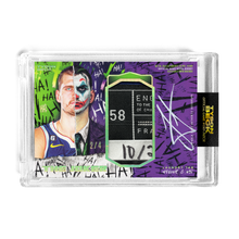 Load image into Gallery viewer, NIKOLA JOKIĆ X TYSON BECK - GAME WORN PATCH AUTO - LAUNDRY TAG - LIMITED TO 4
