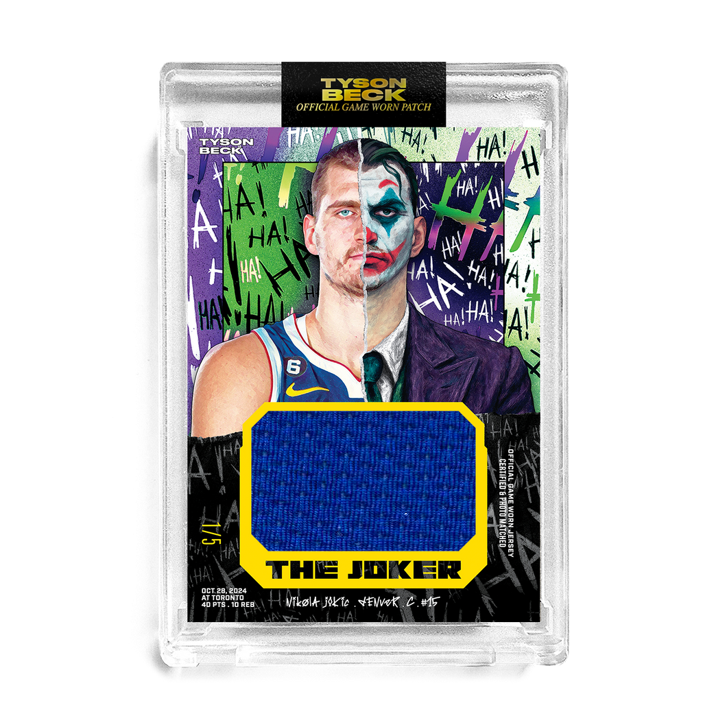 NIKOLA JOKIĆ X TYSON BECK - JOKER - GAME WORN PATCH CARDS