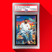 Load image into Gallery viewer, PRE-ORDER - KARL-ANTHONY TOWNS X TYSON BECK - PSA - EXCLUSIVE GRADED CARD BLIND BOX
