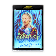 Load image into Gallery viewer, SOPHIE CUNNINGAM X TYSON BECK - THE ENFORCER - AUTOGRAPH + INSCRIPTION *RANDOMIZED NUMBERED CARD*

