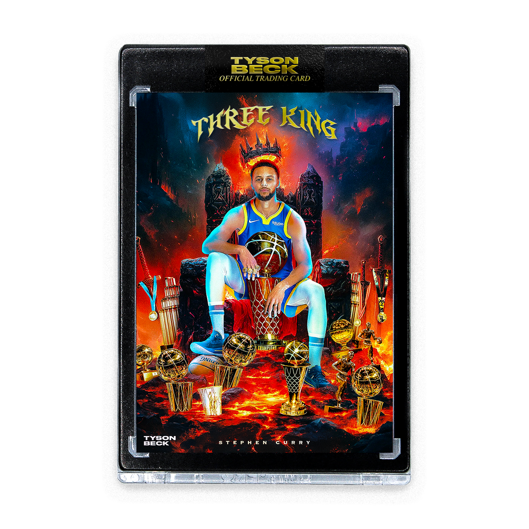 STEPHEN CURRY - TYSON BECK - THREE KING - RAINBOW FOIL [MOMENT UPDATE] - LIMITED TO 30