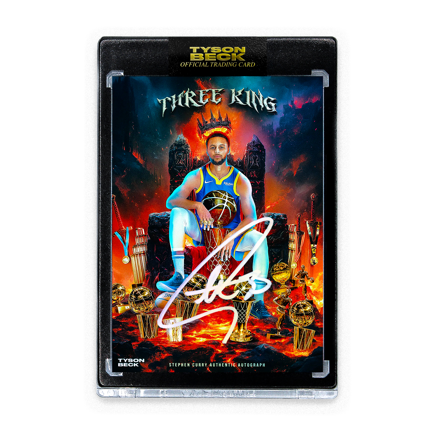 STEPHEN CURRY - THREE KING - AUTOGRAPHS – Tyson Beck