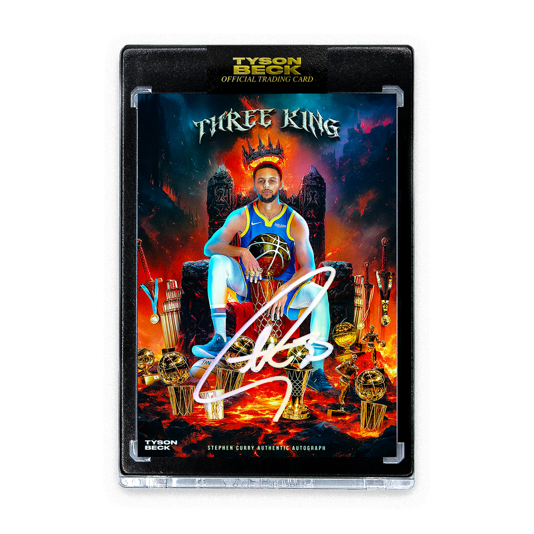 STEPHEN CURRY - TYSON BECK - THREE KING - RAINBOW FOIL [MOMENT UPDATE] - AUTOGRAPH - LIMITED TO 30