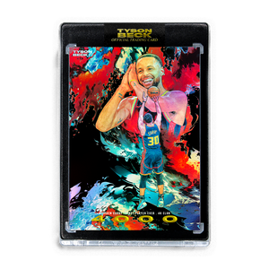 STEPHEN CURRY X TYSON BECK - 4K CLUB - BLACK FOIL - LIMITED TO 20