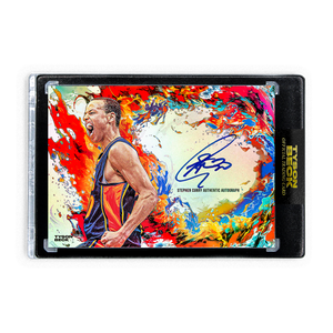 STEPHEN CURRY X TYSON BECK - ON FIRE - RAINBOW FOIL - AUTOGRAPH - LIMITED TO 15