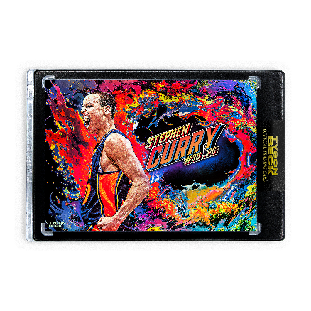 STEPHEN CURRY X TYSON BECK - ON FIRE - NIGHT FOIL - LIMITED TO 8