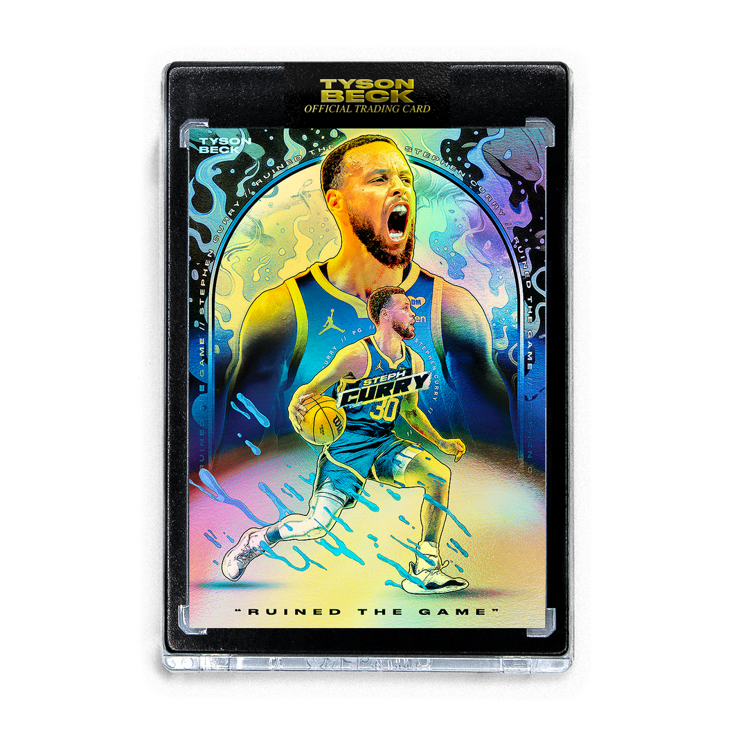 STEPHEN CURRY X TYSON BECK - RUINED THE GAME - AP VARIATION - LIMITED TO 15
