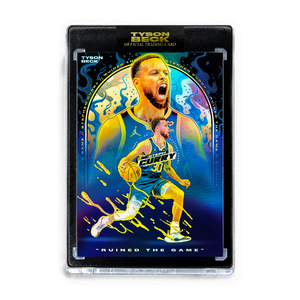 STEPHEN CURRY X TYSON BECK - RUINED THE GAME - NIGHT FOIL- LIMITED TO 15