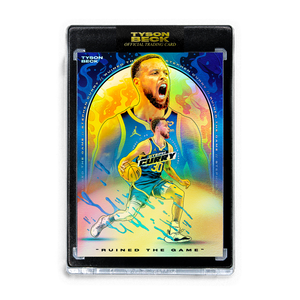 STEPHEN CURRY X TYSON BECK - RUINED THE GAME - RAINBOW FOIL