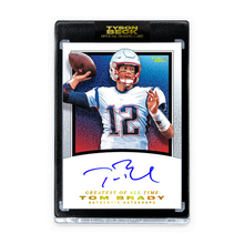 Load image into Gallery viewer, TOM BRADY - TYSON BECK - GOAT - AUTOGRAPH PACKAGE
