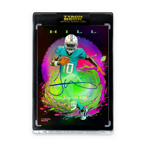TYREEK HILL X TYSON BECK - "WAVE" - COLORATION - AUTOGRAPH - LIMITED TO 10