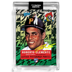 Roberto Clemente X Tyson Beck - P2020 - YELLOW ARTIST AUTO - LIMITED TO 21
