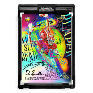 🌈 DEVONTA SMITH X TYSON BECK - AP VARIATION - RC DUAL AUTOGRAPH - LIMITED TO 10