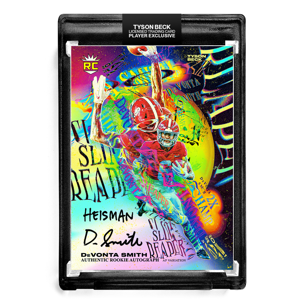 🌈  DEVONTA SMITH X TYSON BECK - AP VARIATION - RC AUTOGRAPH - 