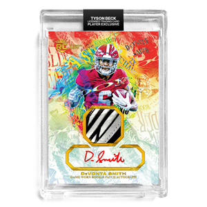 🚀 DEVONTA SMITH X TYSON BECK - RPA - GAME WORN - TIER 1 - LIMITED TO 25