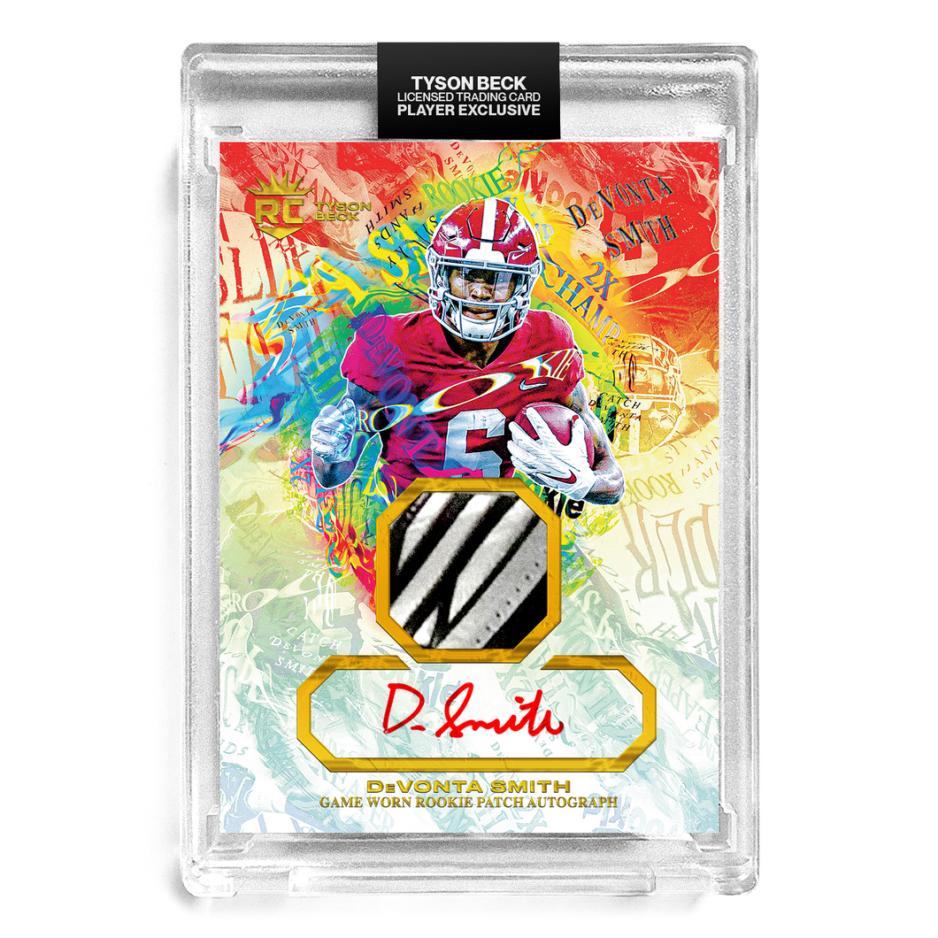 🚀 DEVONTA SMITH X TYSON BECK - RPA - GAME WORN - TIER 1 - LIMITED TO 25