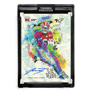 💀 DEVONTA SMITH X TYSON BECK - RC SLIM REAPER - ARTIST AUTOGRAPH - LIMITED TO 10