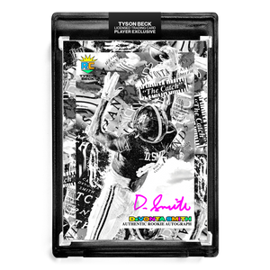 🏈 DEVONTA SMITH X TYSON BECK - THE CATCH - NEON UV RC AUTOGRAPH - LIMITED TO 20